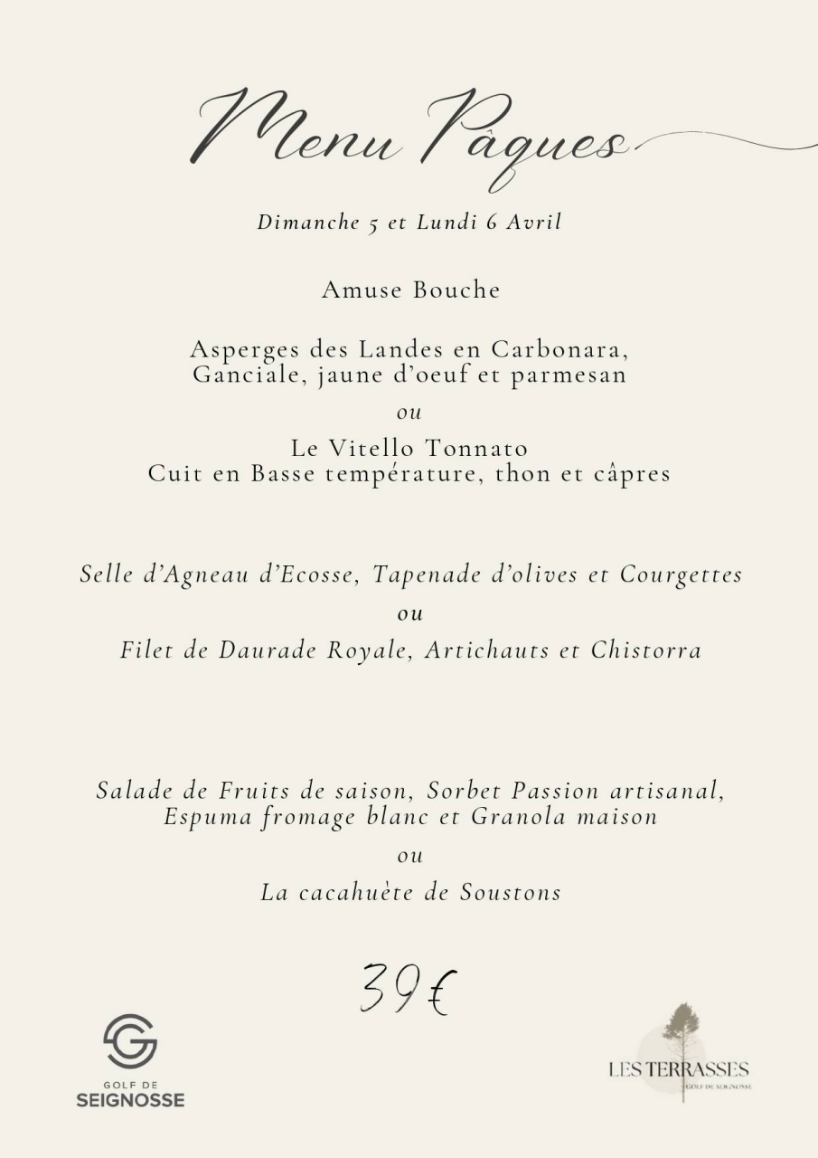 Evenements - Les Terrasses - Golf De Seignosse - restaurant SEIGNOSSE - Restaurant Golf Seignosse